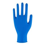 Abena THOR Ultra Grip nitrilinės vienkartinės pirštinės, labai stiprios, 6.5g, mėlynos (100vnt) - Image 2