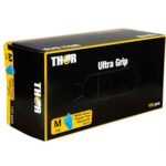 Abena THOR Ultra Grip nitrilinės vienkartinės pirštinės, labai stiprios, 6.5g, mėlynos (100vnt) - Image 3